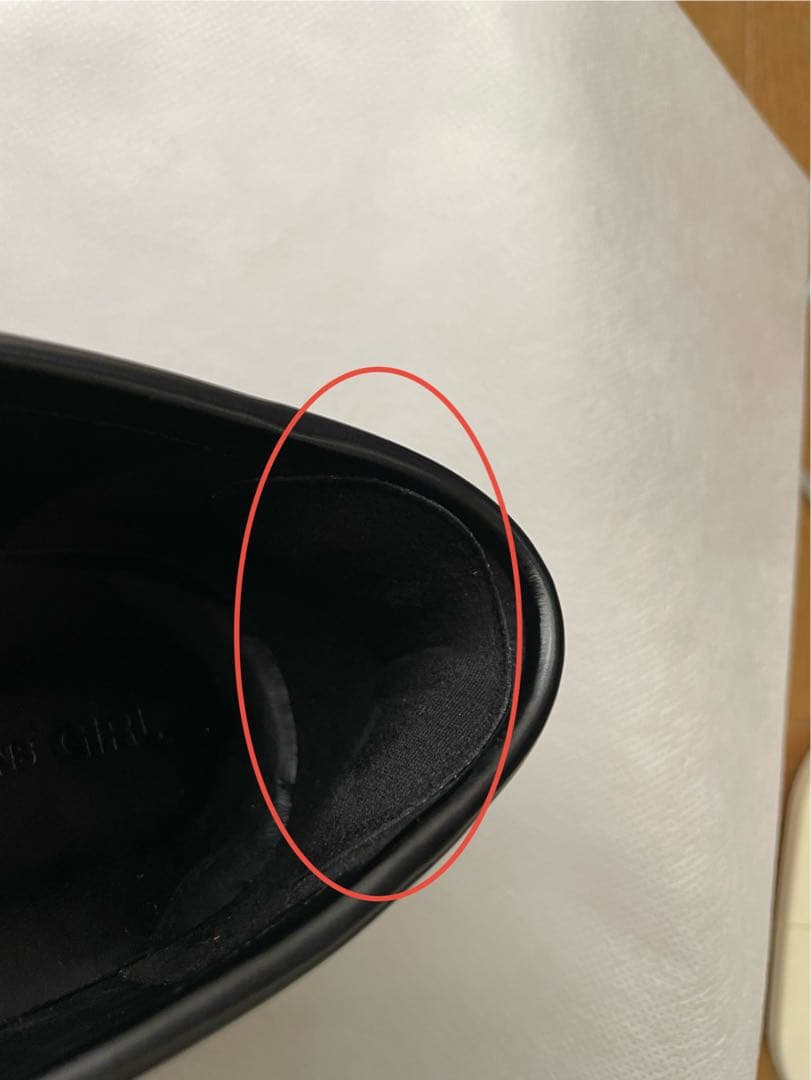 COMMEdesGARCONS GIRL 厚底ローファー 23cm