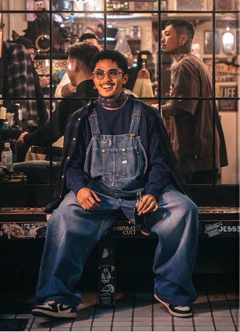 パンツ Lee x MFC STORE DENIM OVERALLS