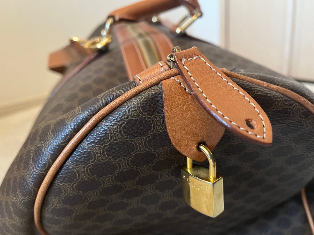 CELINE ボストンバック　マカダム柄　旅行用