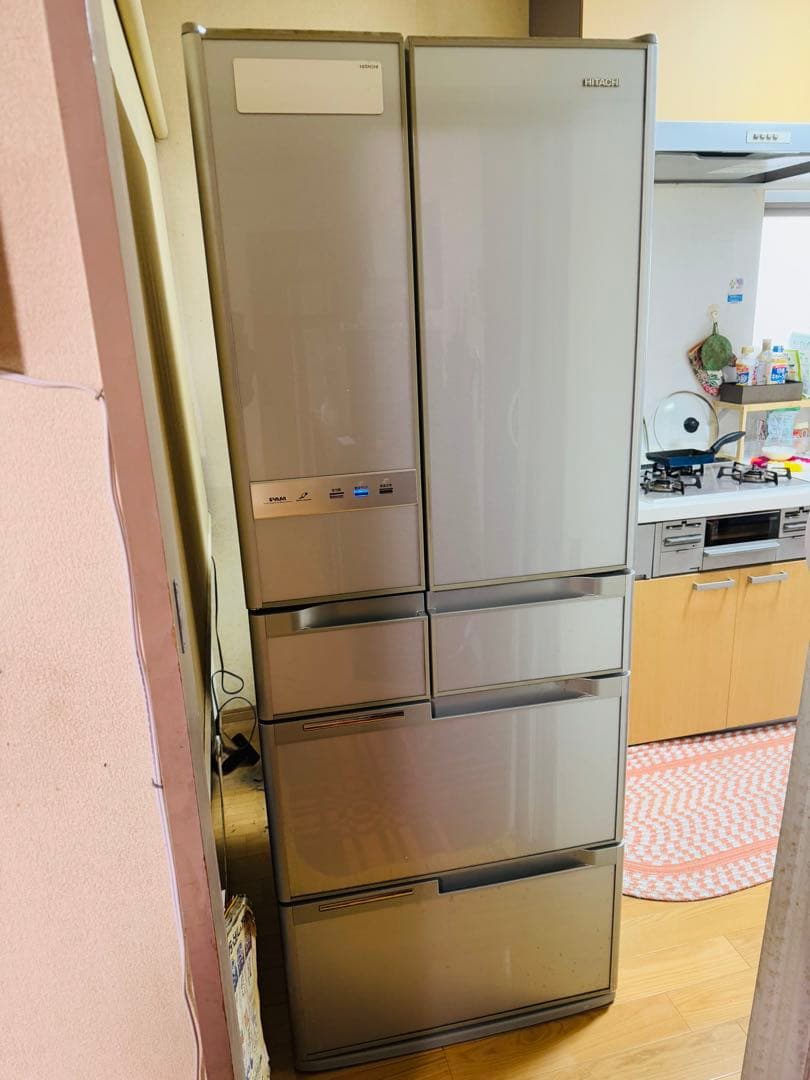 福岡発　HITACHI 日立 冷蔵庫 冷凍庫 動作品 6ドア 543L 大容量