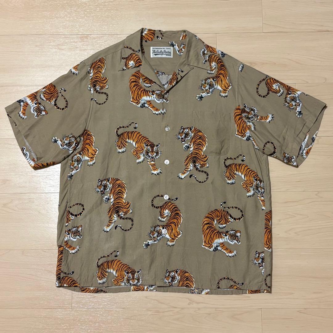 ワコマリア　WACKOMIRIA　アロハシャツ　虎柄　トラ　ティムリーハイ