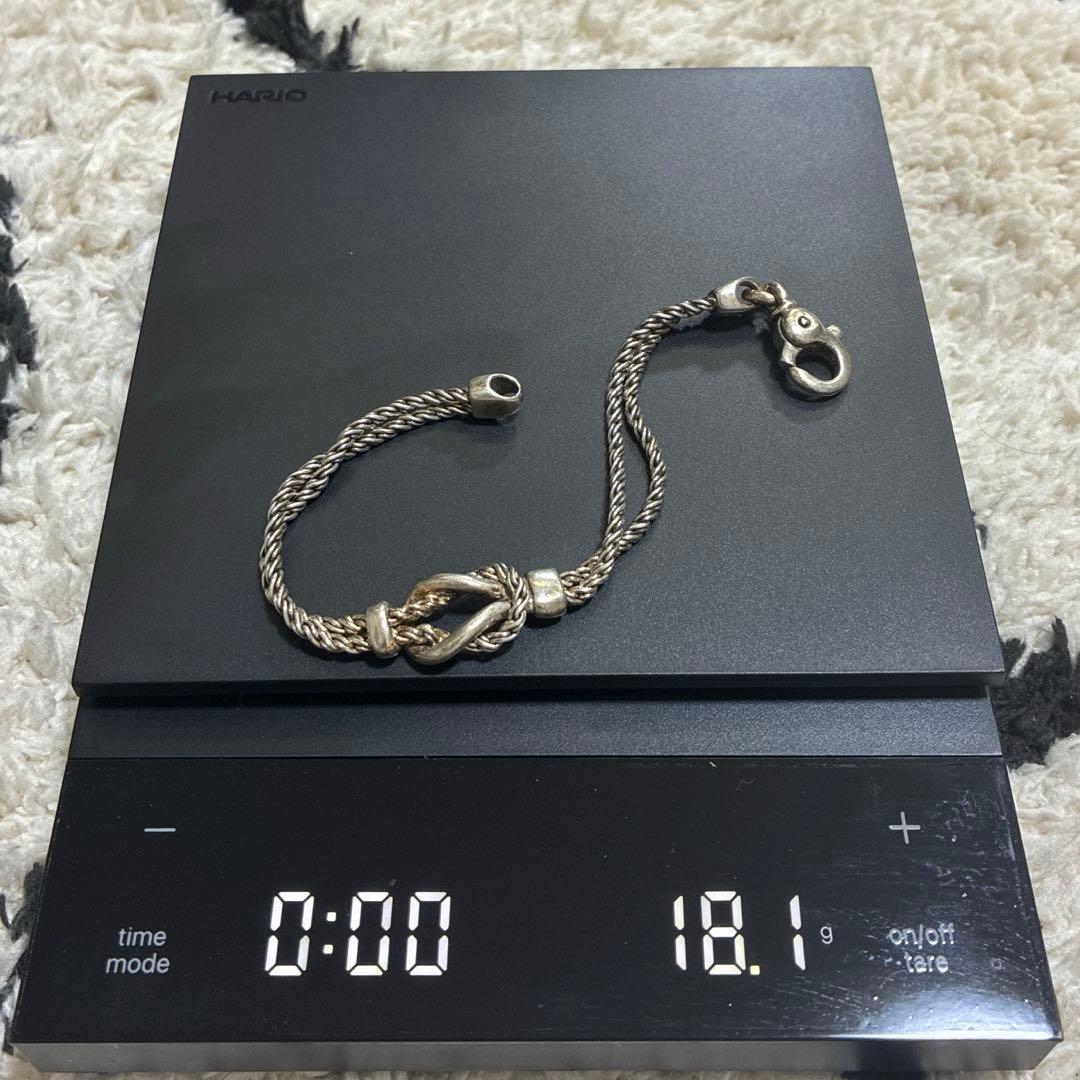 TIFFANY&Co. ダブル ロープ センターノット ブレスレット Ag925