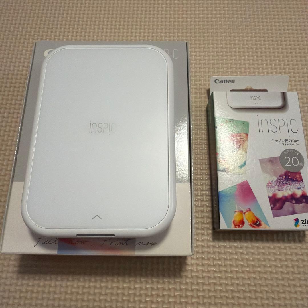 Canon inSPIC プリンター 本体 + ZINK用紙 20枚