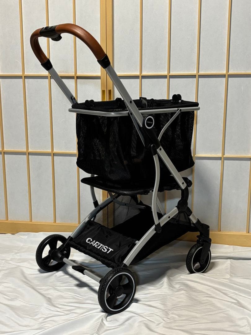 Cartist ショッピングカート（ブラック）　買い物カゴ