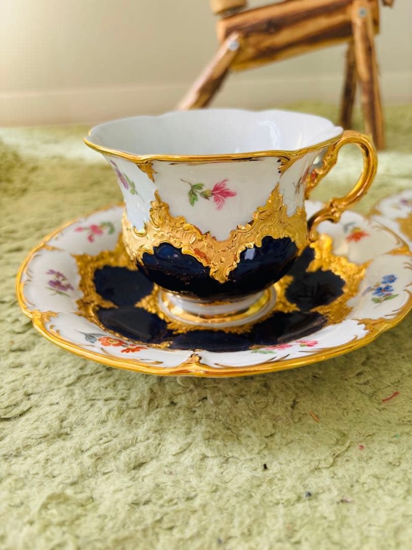 希少　マイセン■Bフォーム　プレート　ペイントナンバー■モカ　200周年記念