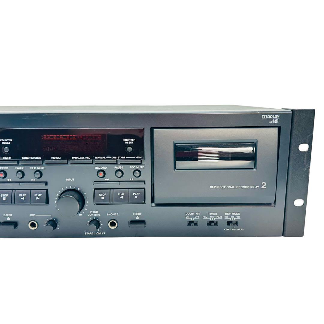TASCAM タスカム ダブルカセットデッキ 202MKV