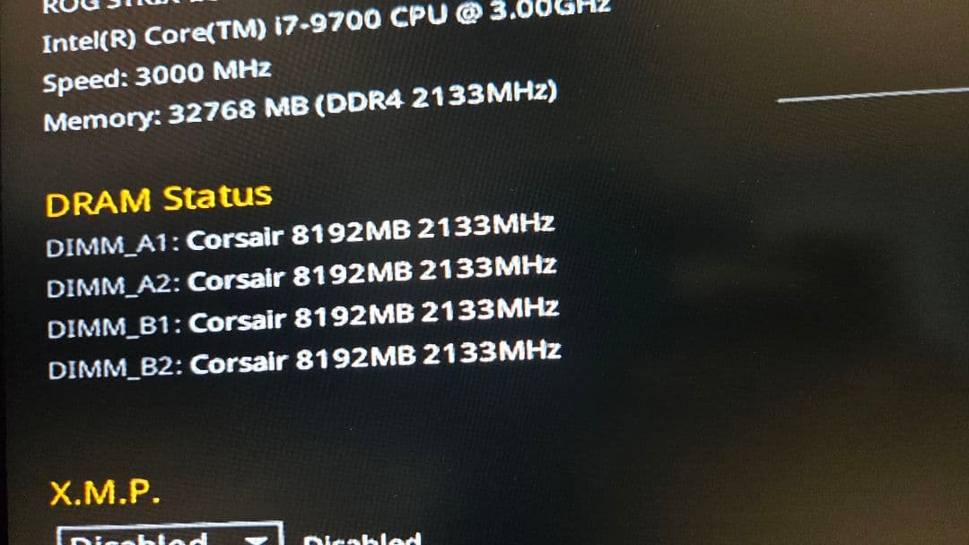 マザーボード ROG STRIX B365-F GAMING i7 9700