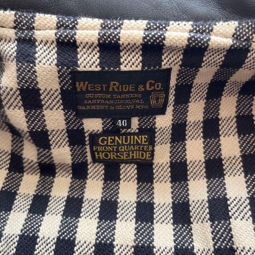 WESTRIDE REFUGIO(40) BKH3 ホースハイド