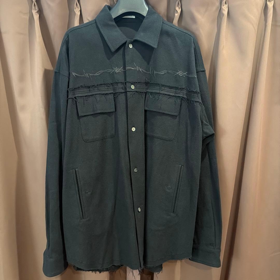 「レア」 UNDERCOVER ワイヤー刺繍シャツ サンプル