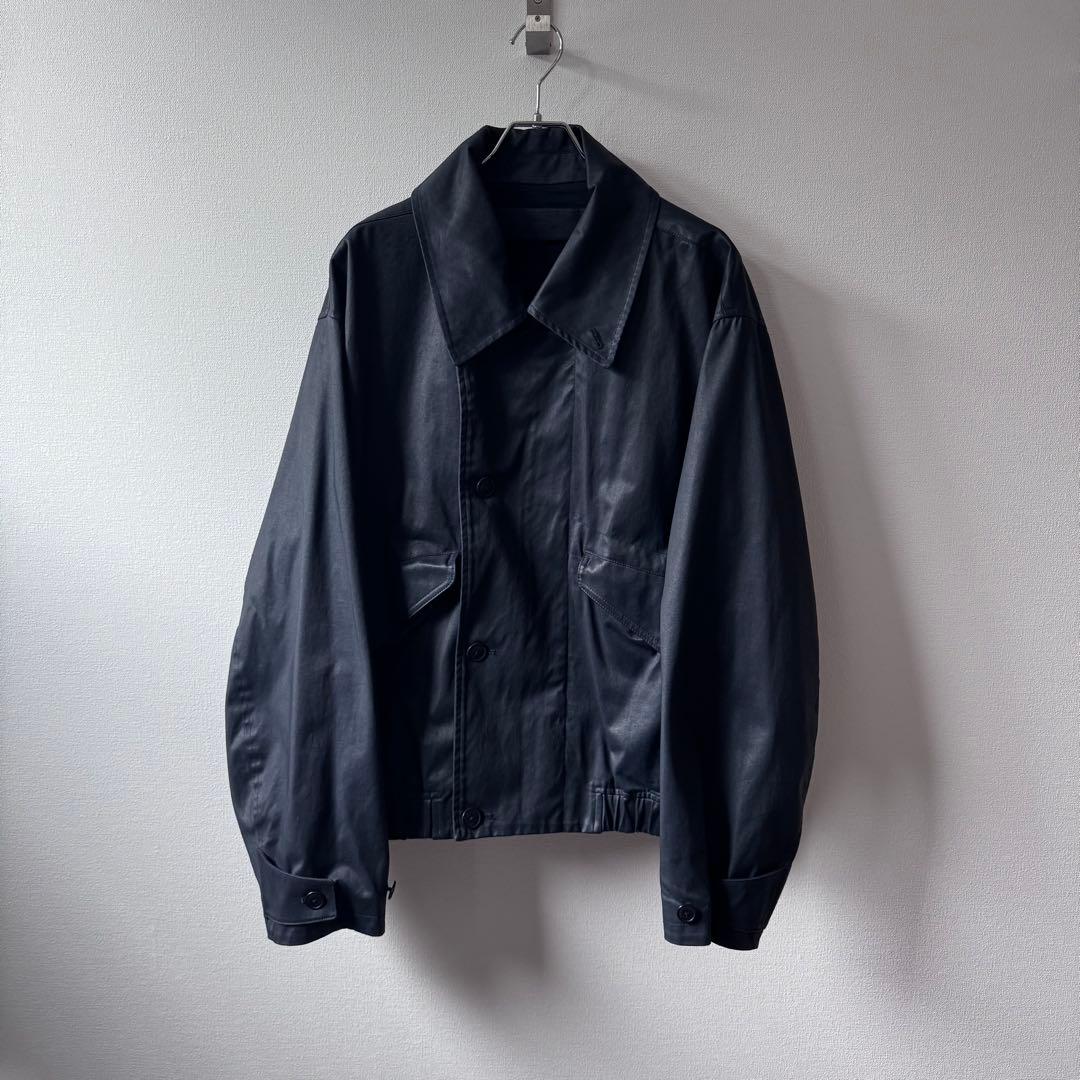 UOMO掲載 LEMAIRE BOXY BLOUSONミッドナイトグリーン L
