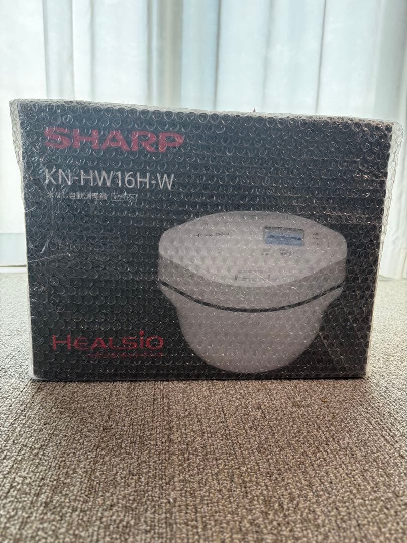【新品未使用】SHARP ヘルシオ ホットクック KN-HW16H-W 1.6L