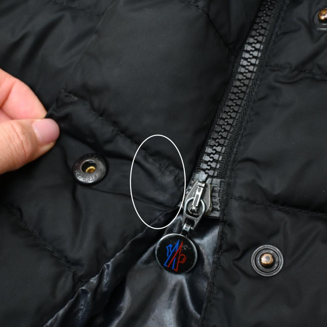 48432★冬 MONCLER モンクレール JURA ダウンコート ブラック\"