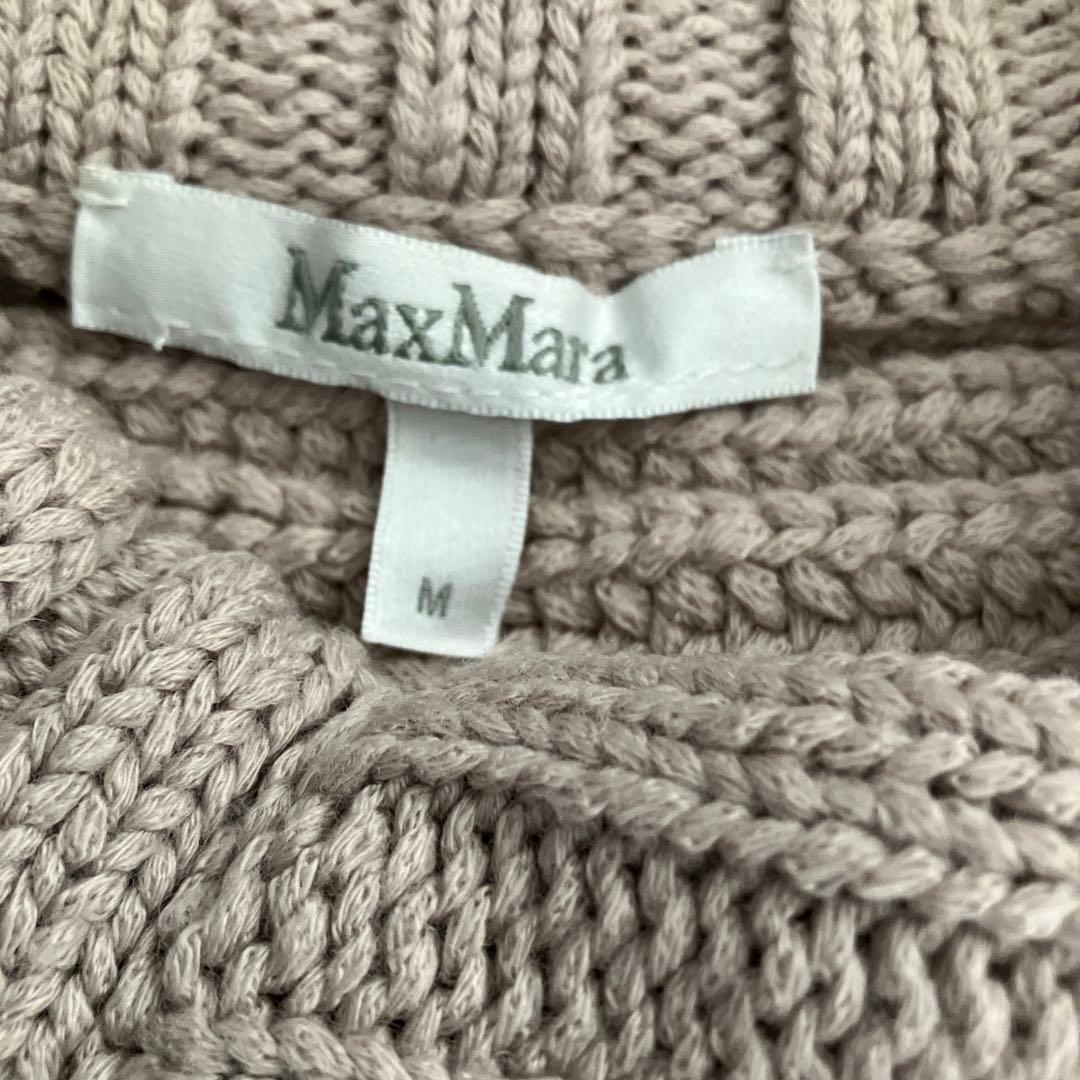 MaxMara 半袖ニット 編み地デザイン