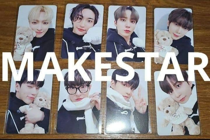 ATEEZ トレカ MAKESTAR くま マフラー ダッフル