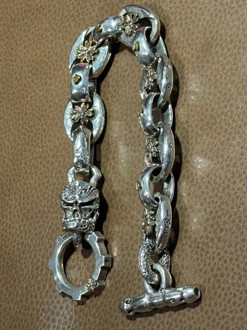 アンカーリンクオンザチェリーブロッサム/プレーンリンク/桜カミカゼ/桜スタンプ