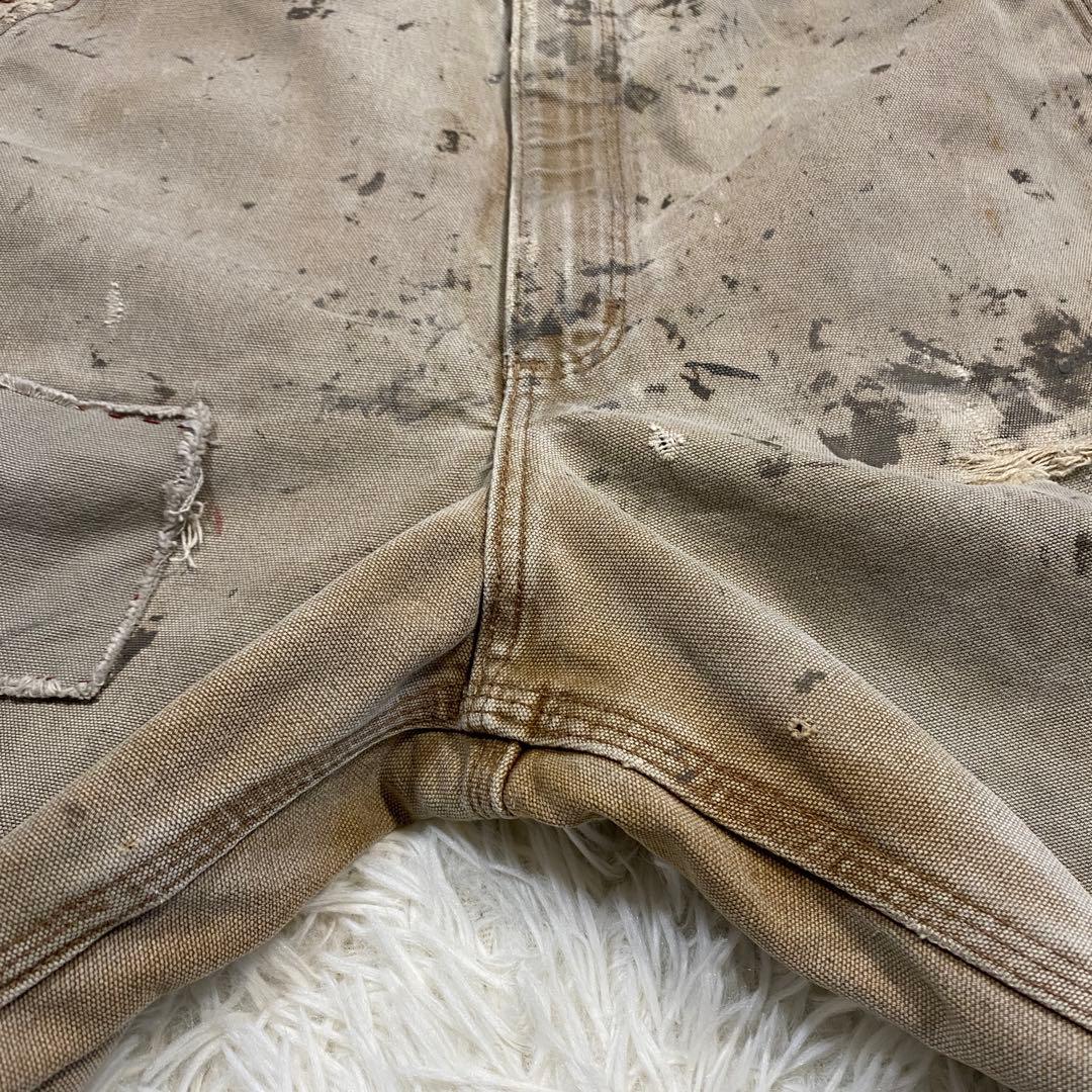 ボロスタイル　カーハート　ダブルニー　SANDSTONE BIB OVERALL