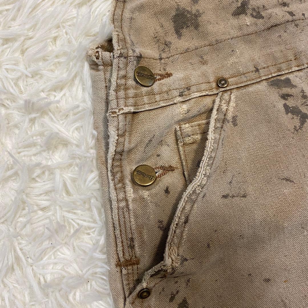 ボロスタイル　カーハート　ダブルニー　SANDSTONE BIB OVERALL
