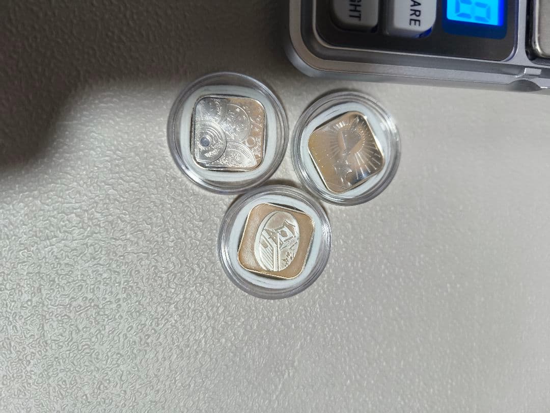 Flower　3つ純銀　造幣局