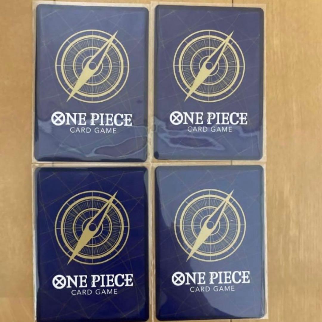 ワンピースカード　ルフィ　ジャンプ　プロモ　王冠　4枚