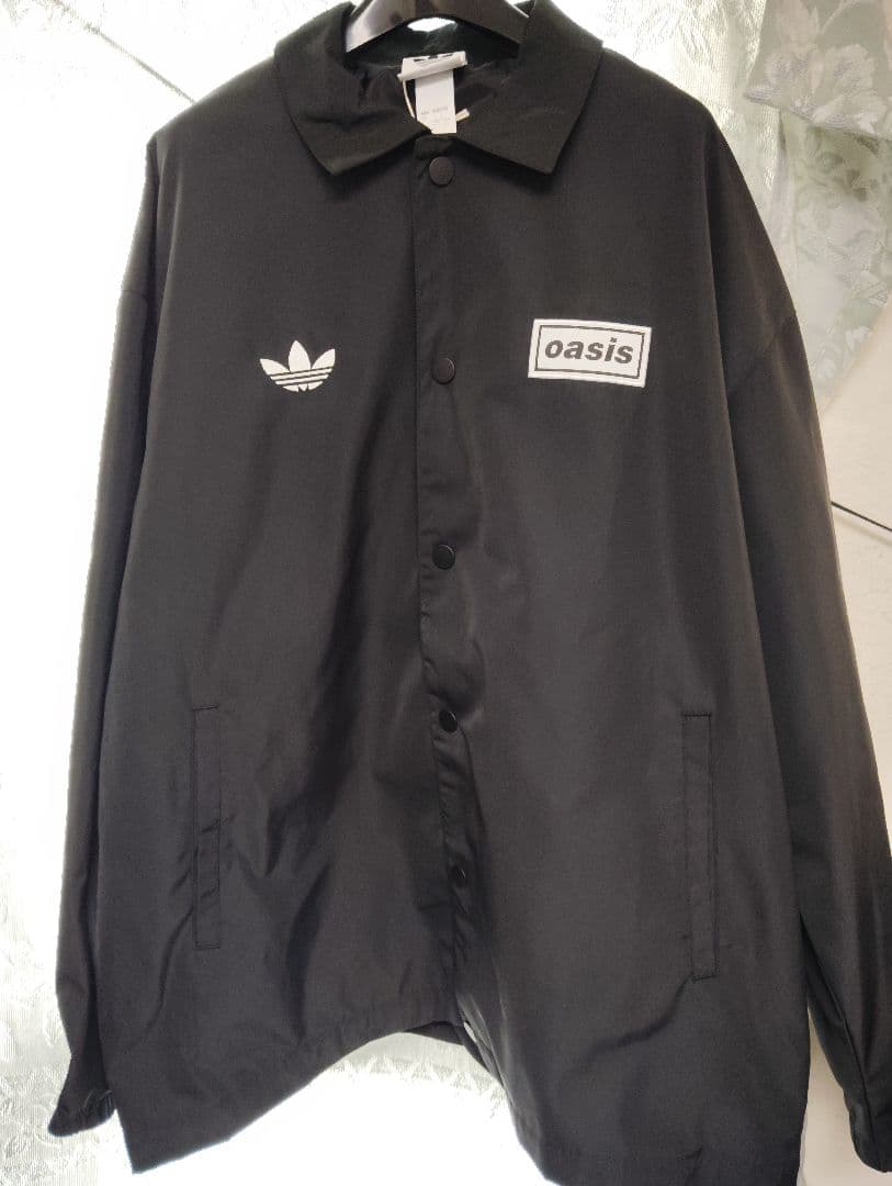 adidas Oasis ツアーコーチジャケット XLサイズブラック新品未使用