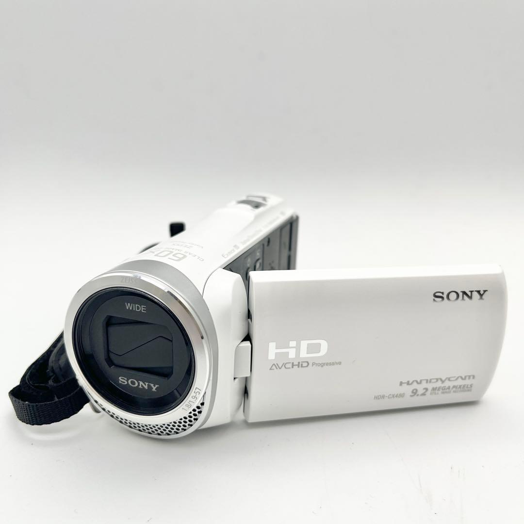 極美品 SONY　HANDYCAM　HDR-CX480　ホワイト