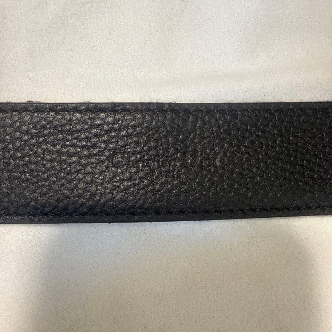 Christian Dior ネイビー ベルト 保存袋付き