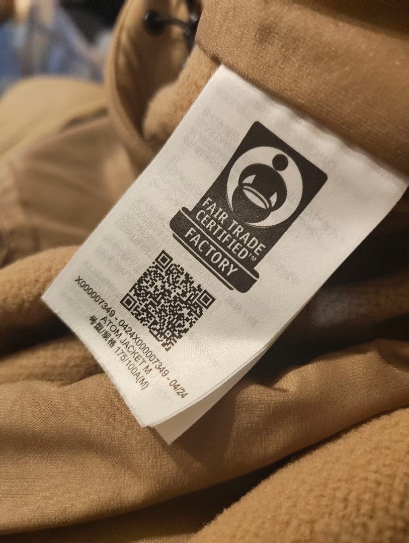 ARC'TERYX Atom Jacket ATOM ジャケット Mサイズ