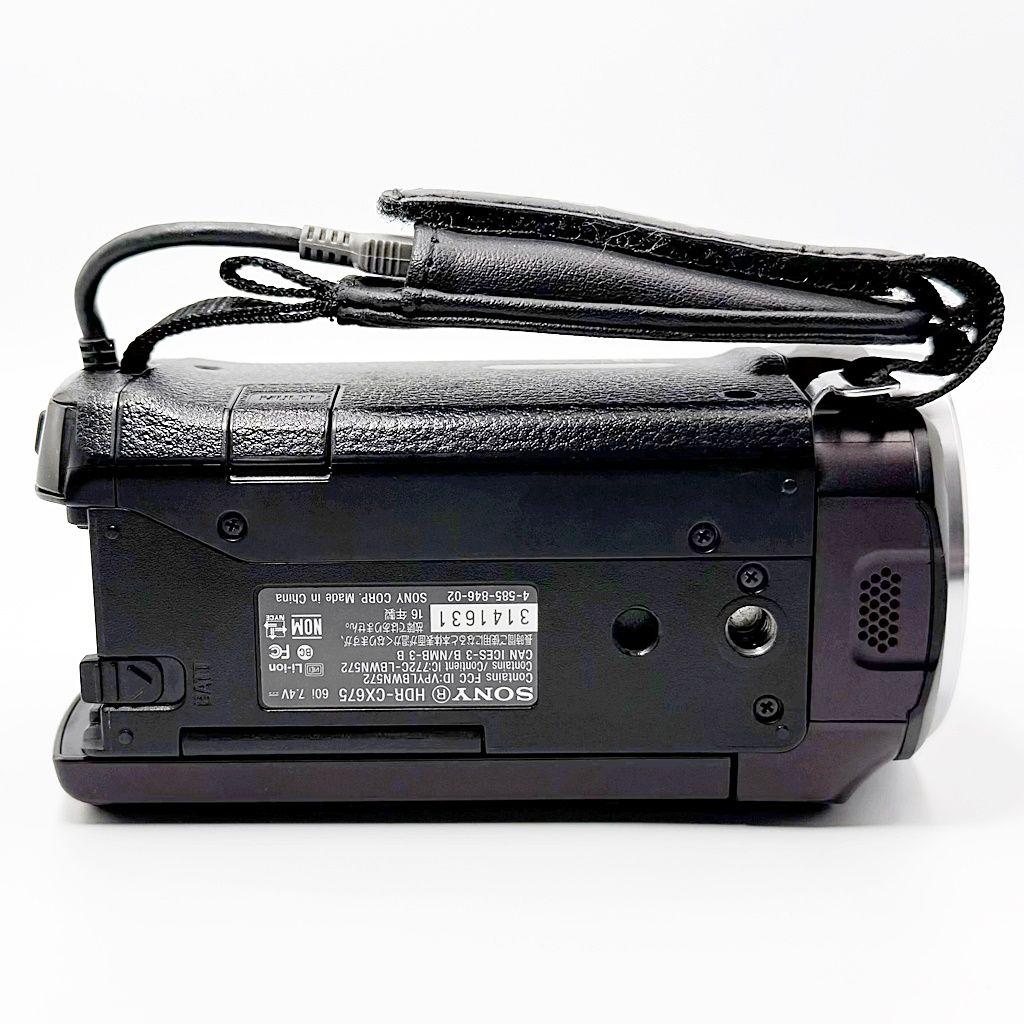 ソニー デジタルHDビデオカメラレコーダー HDR-CX675 ボルドーブラウン