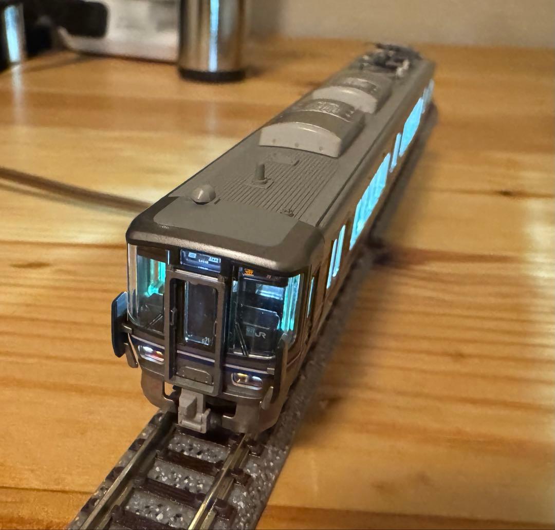 [現状品]KATO 室内灯付き JR西日本 521系 2次車 2両セット