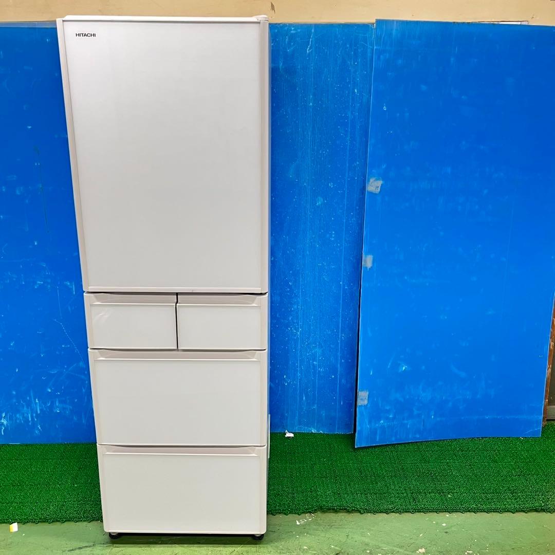 663 日立大型冷蔵庫　大容量401L 小型　家庭用　400L強　自動製氷