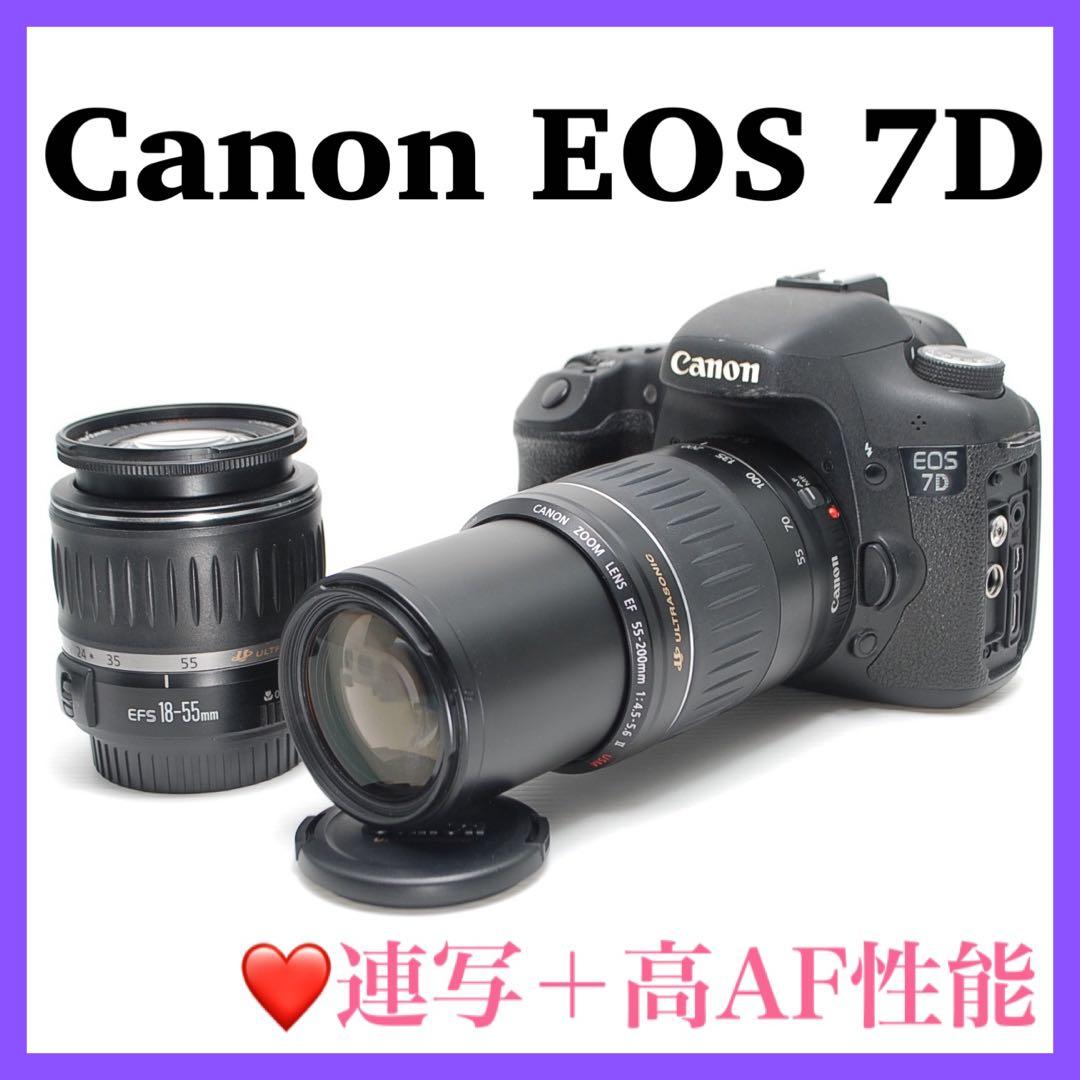 ❤️近遠距離OK❤️Canon EOS 7D 操作性抜群 望遠レンズ付き 美品
