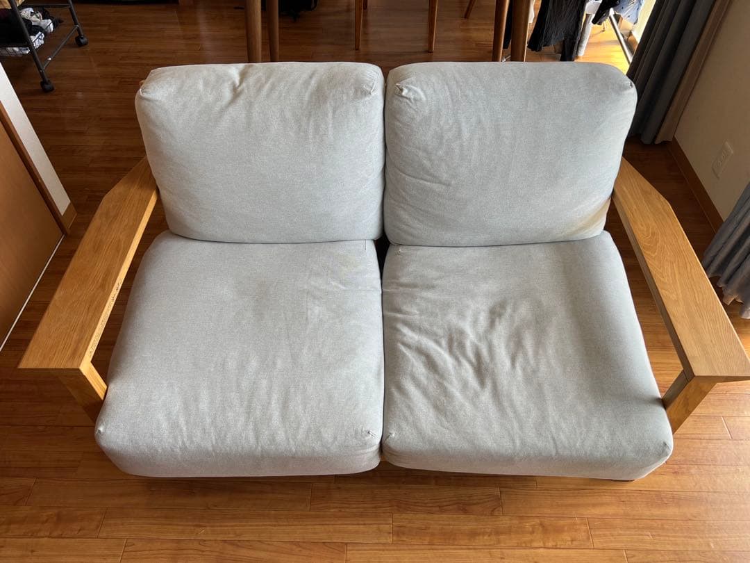 無印良品　ソファ本体木製フレーム　2シーター