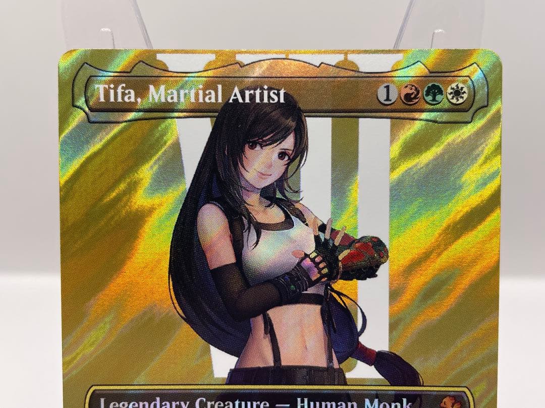 希少 EU版 mtg 格闘家、ティファ サージFOIL FF