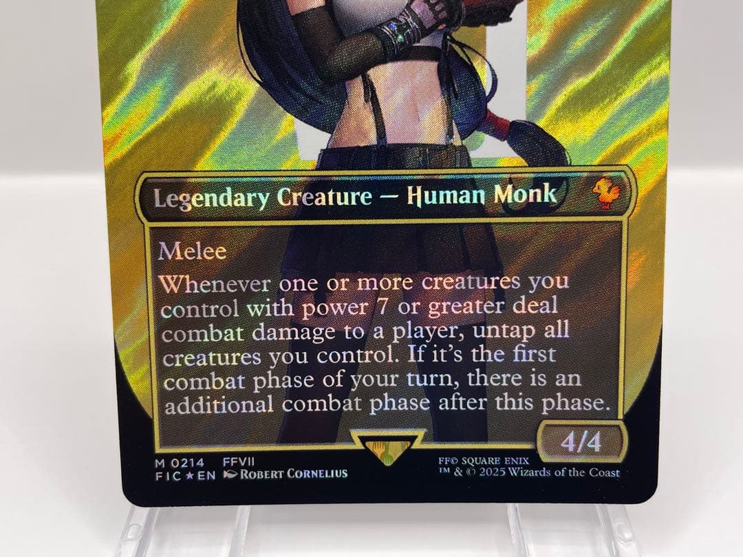 希少 EU版 mtg 格闘家、ティファ サージFOIL FF