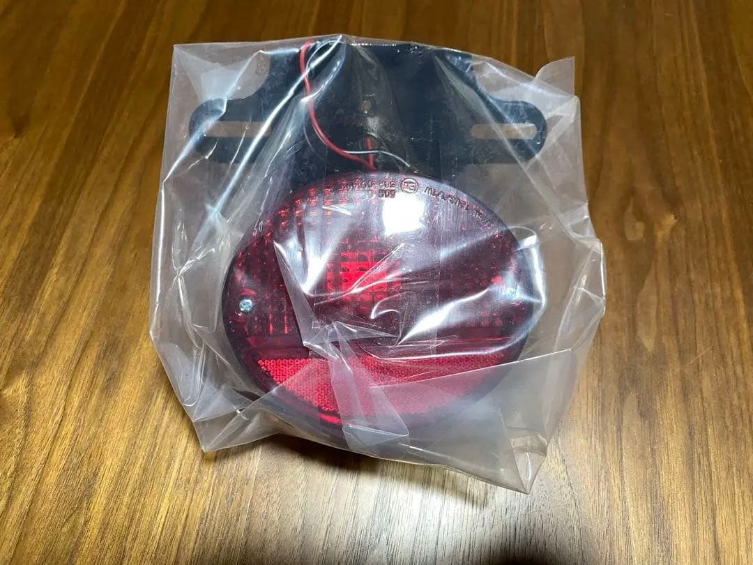 ゼファー1100/750Z2タイプ鉄メッキリアフェンダー（赤ランプ付き）