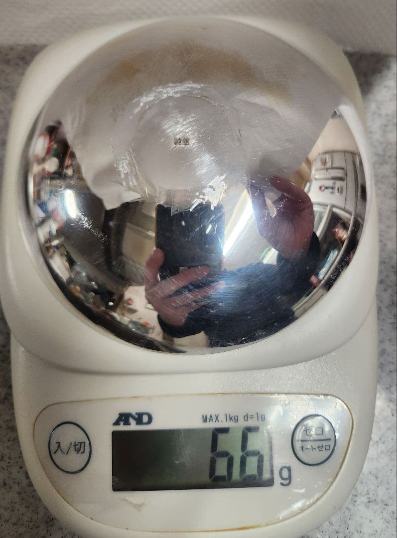 純銀盃皿のみ 甲台無し