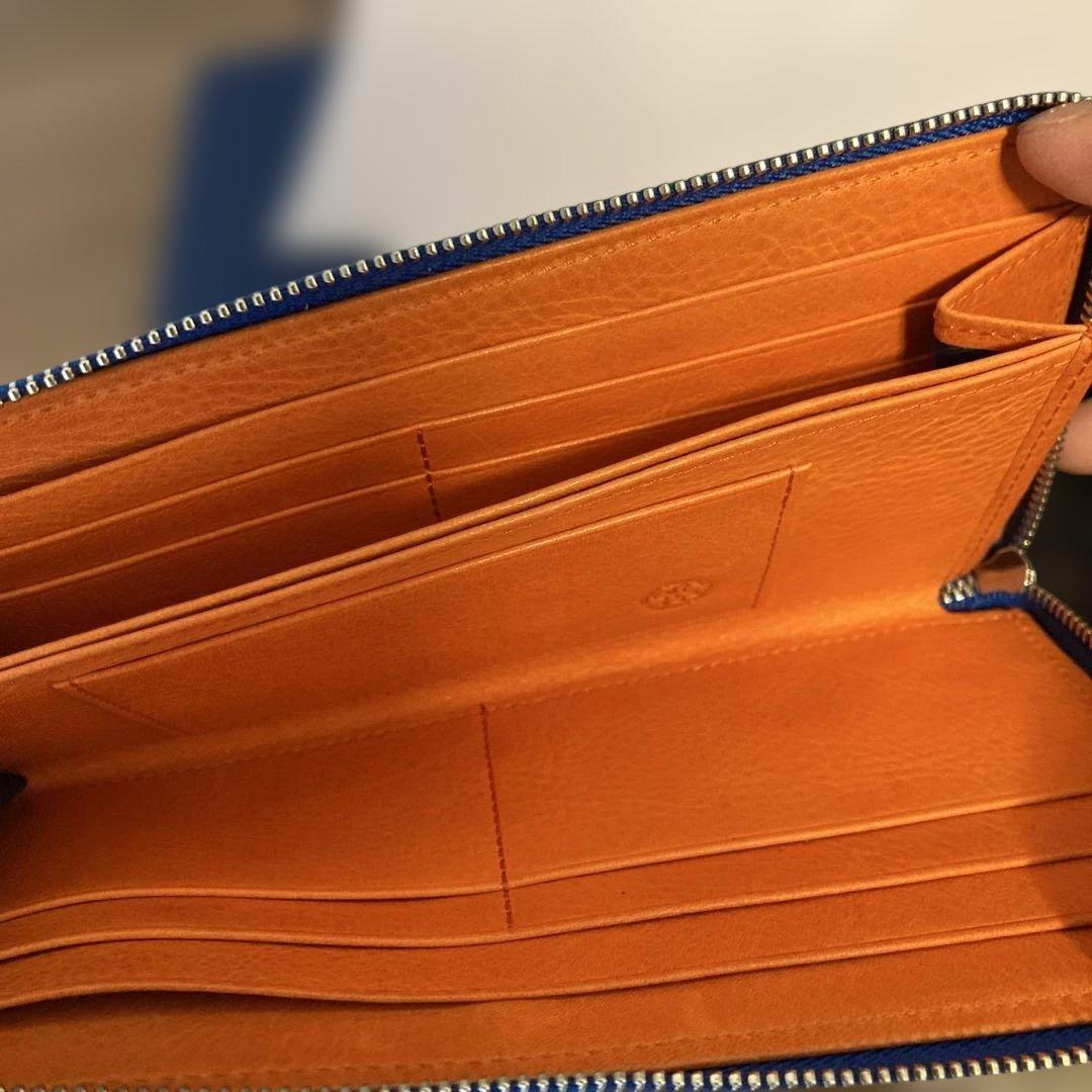 Sina Cova ネイビー 長財布　シナコバ