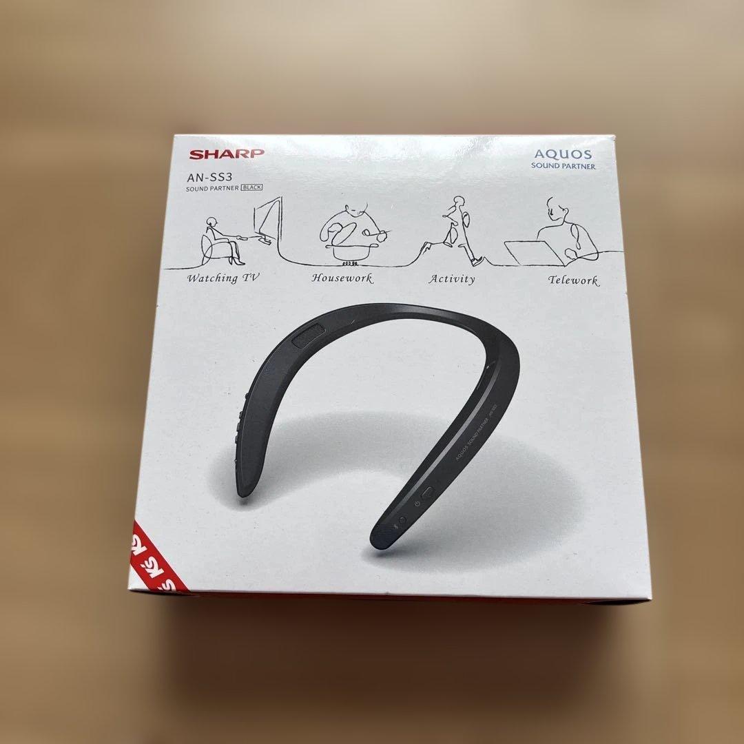 SHARP AN-SS3 ブラック ネックスピーカー