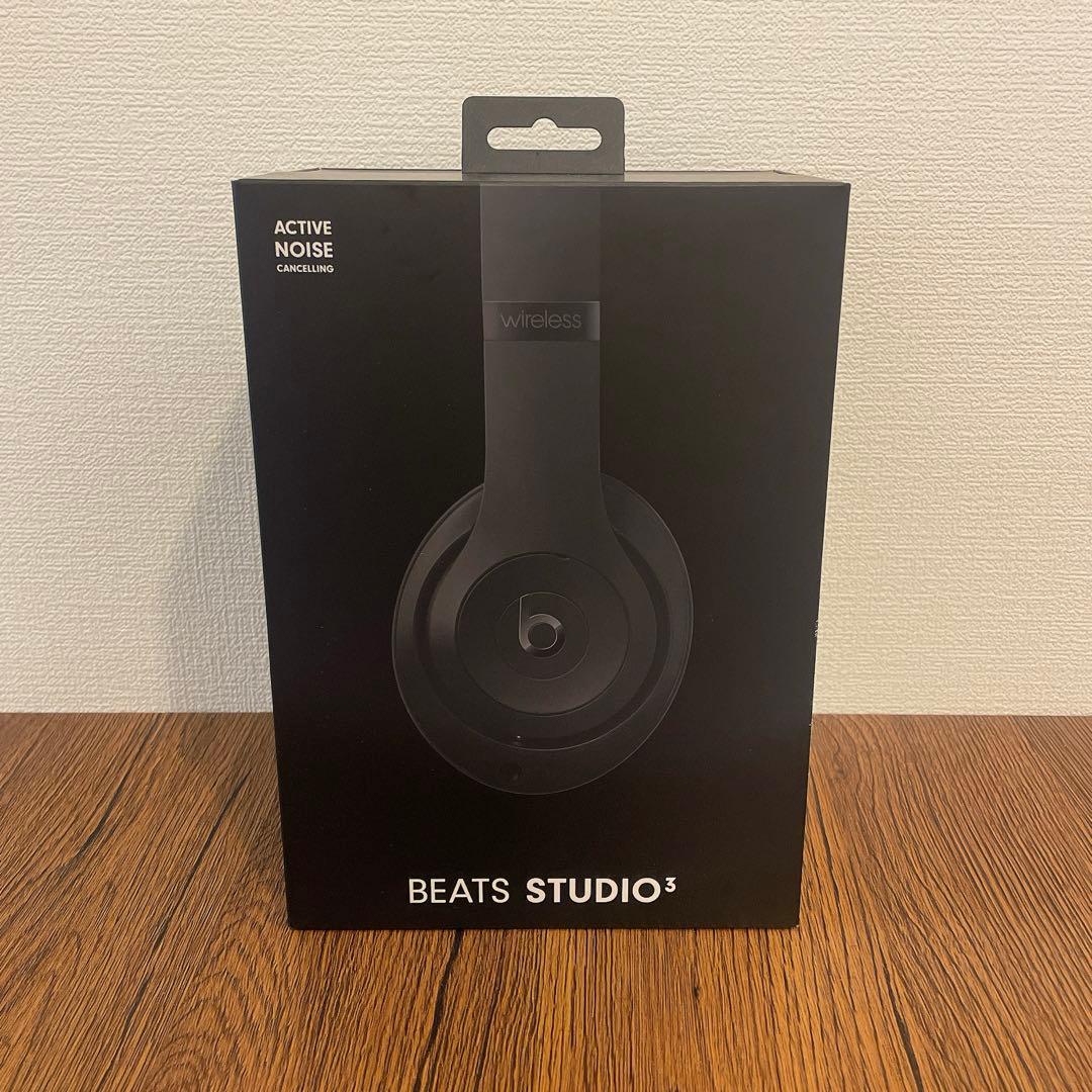 完品⭐️BEATS STUDIO3 WIRELESSマットブラック黒