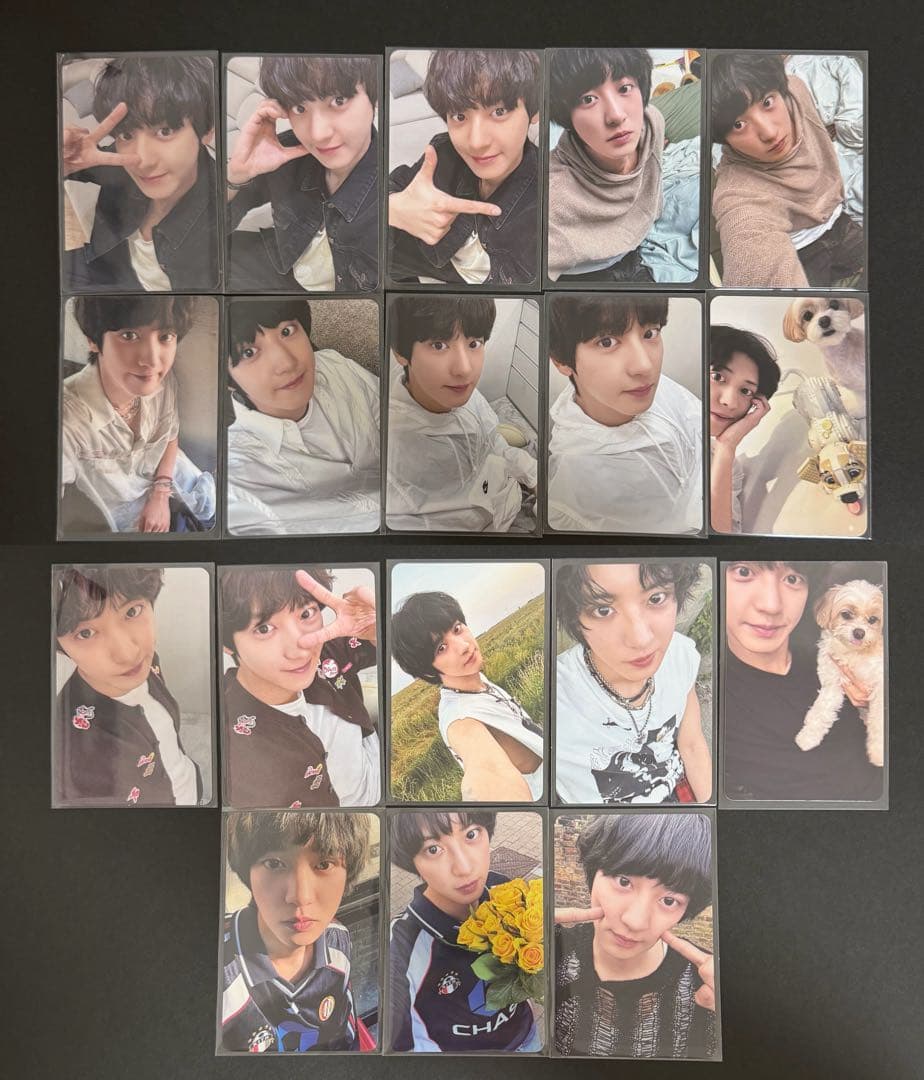 exo チャニョル　中華　qq music トレカ　18枚セット