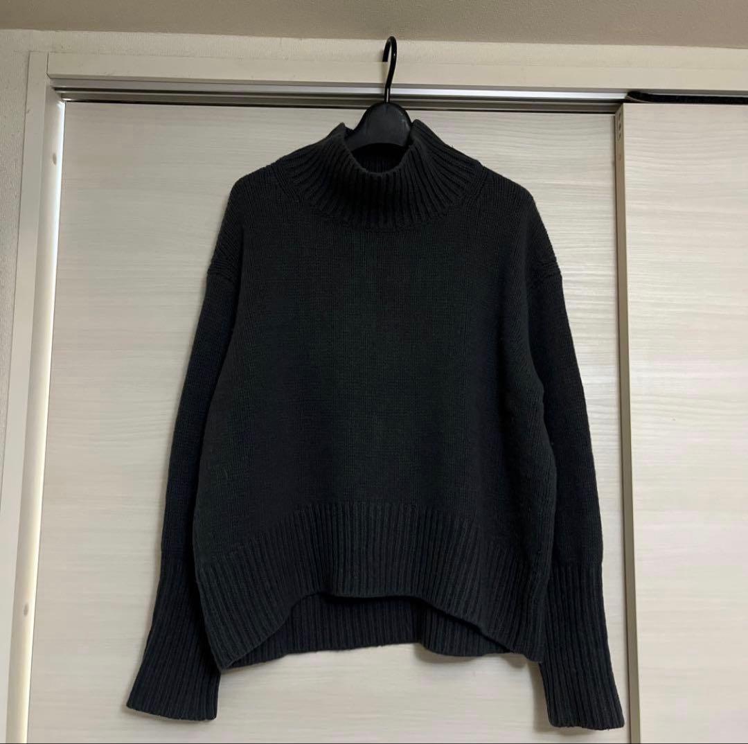 GALERIE VIE ファインウール ハイネックプルオーバー