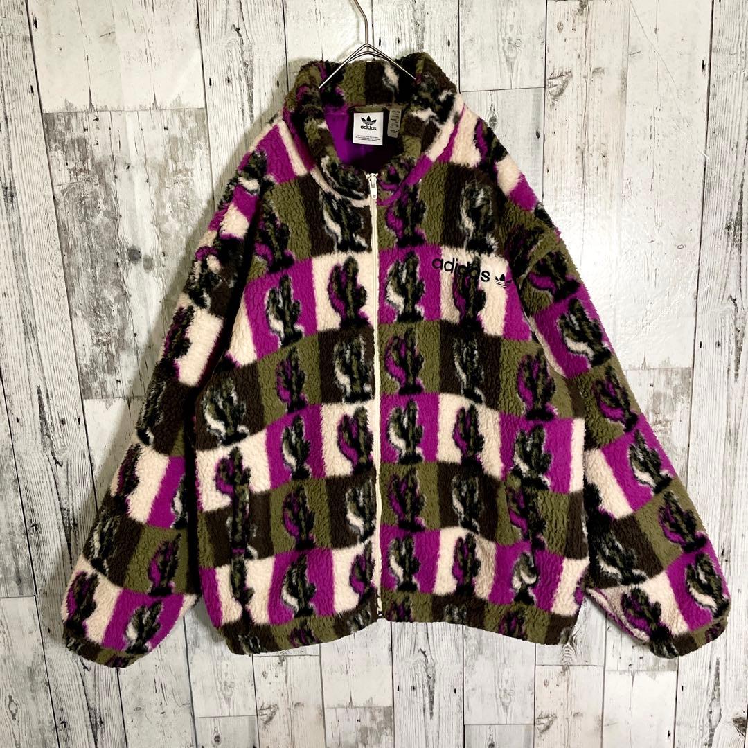 【ビッグサイズ】アディダス　ブルゾン　 3XL ゆるダボ　入手困難　パープル