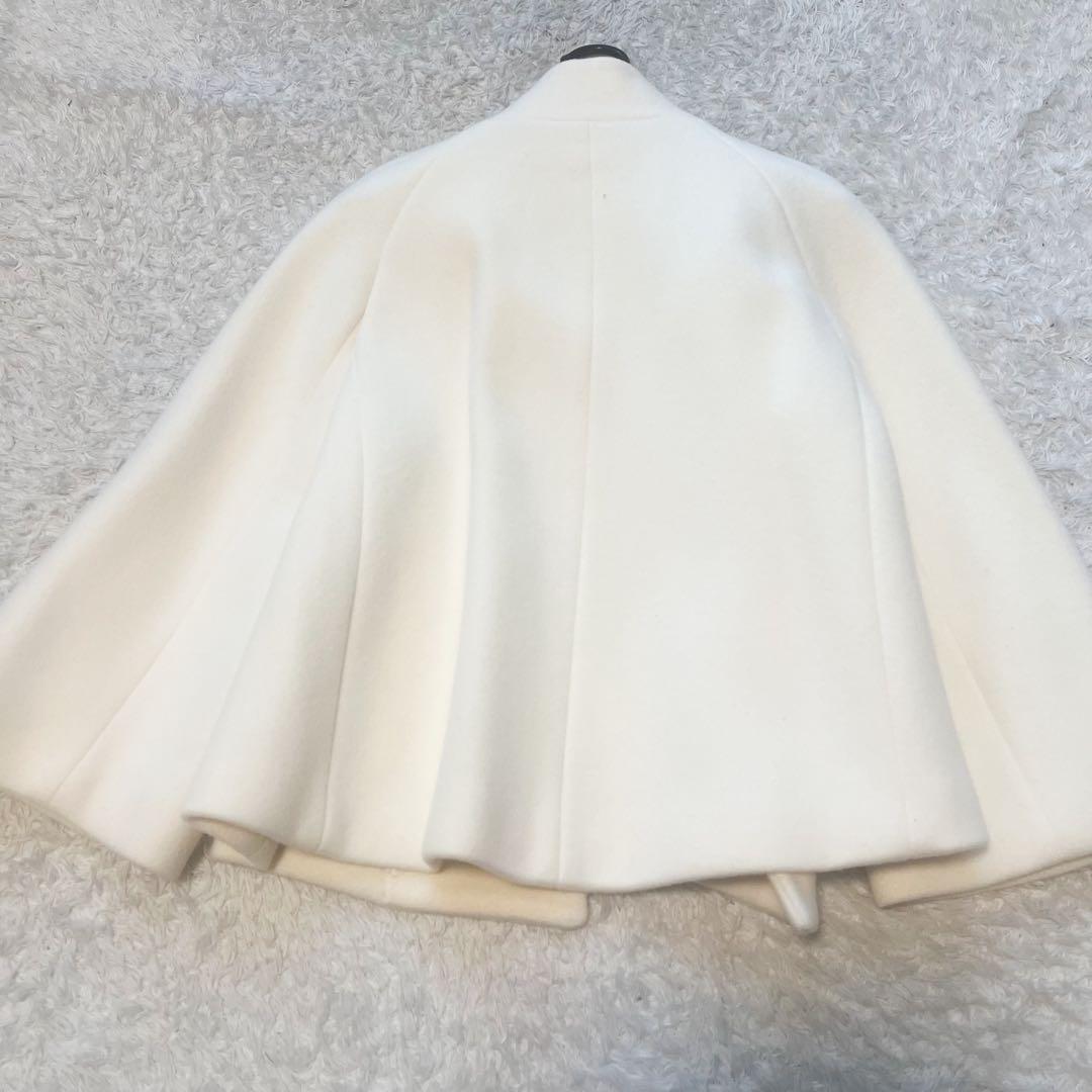 近年✨アナイ　ウールビーバーショートコート　ホワイト　36