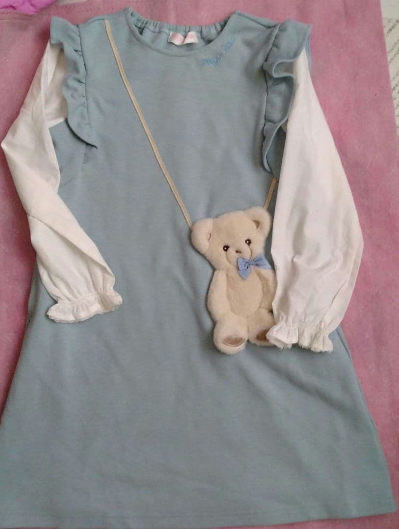 中古　メゾピアノ　ワンピース　コート　130 140