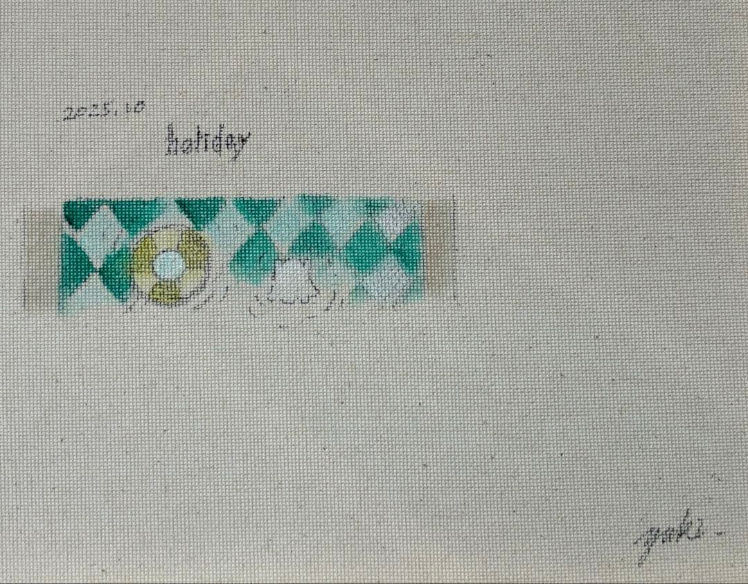 holiday アクリル画　F3