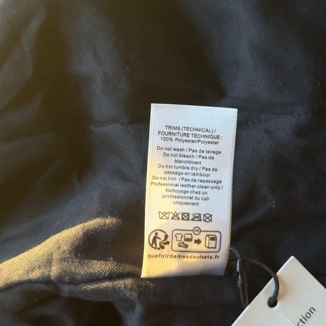 24AW LEMAIRE シアリング レザーフライトジャケット