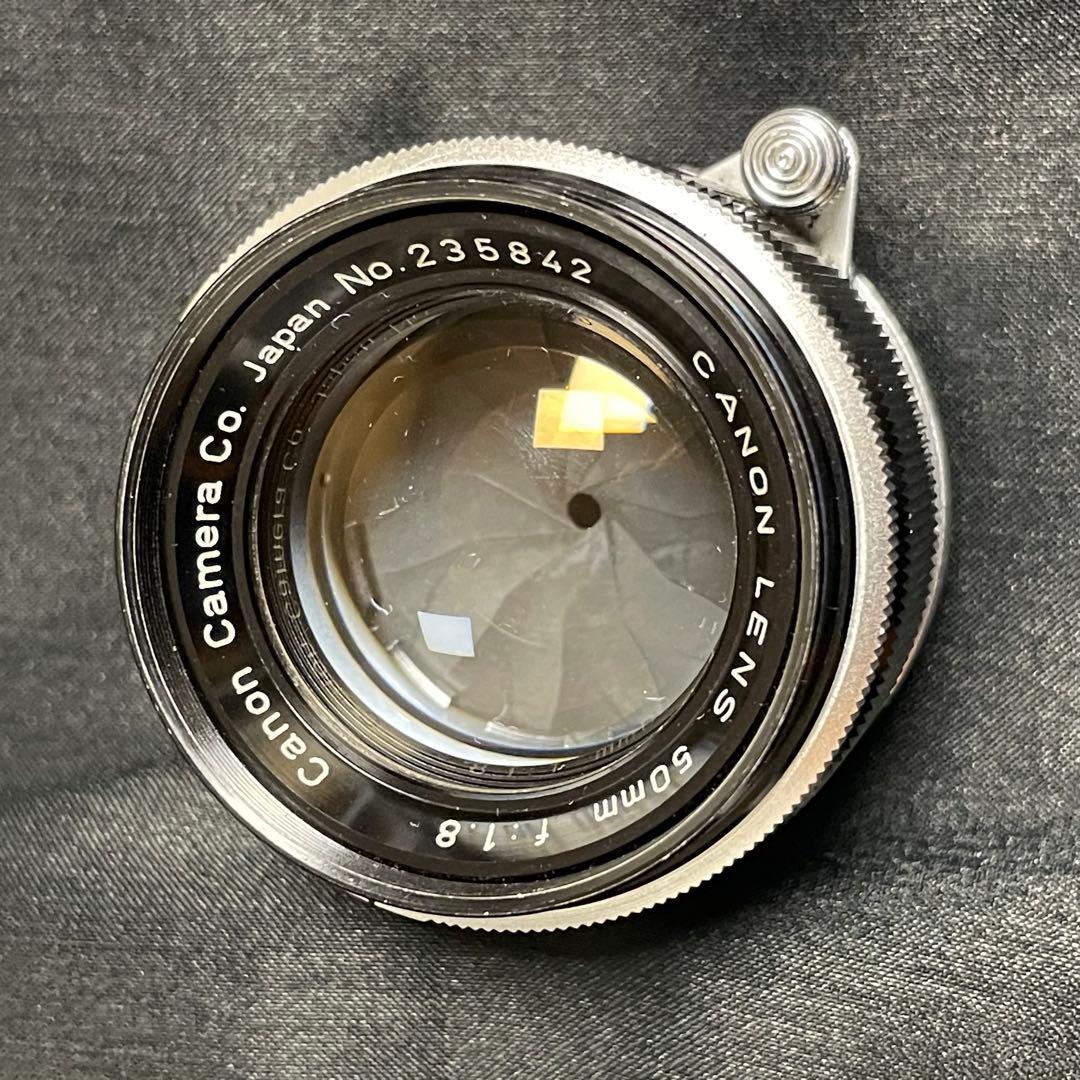 キャノン レンジファインダー VI型　 レンズ 50㎜ F1.8 +レンズフード