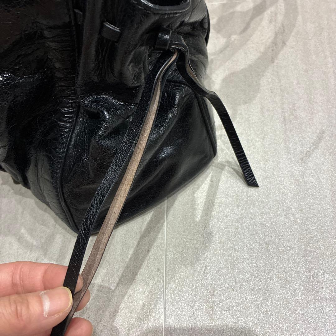 MIU MIU ブラックレザー ハンドバッグ