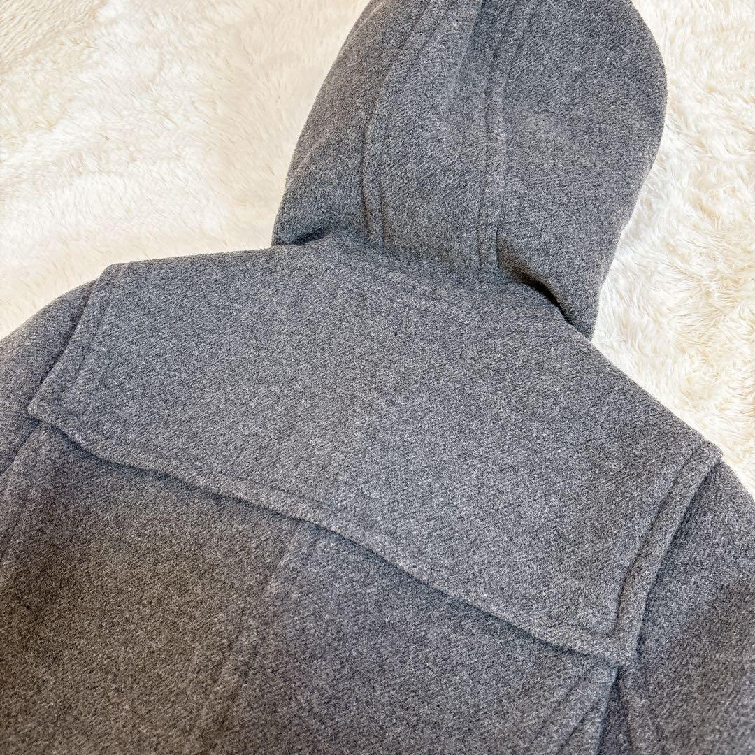 極美品☆バーバリーブルーレーベル ノバチェック ダッフルコート グレー 36