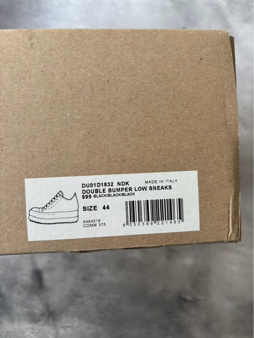 ダークシャドウ DRKSHDW　ダブルバンパーローカットスニーカー